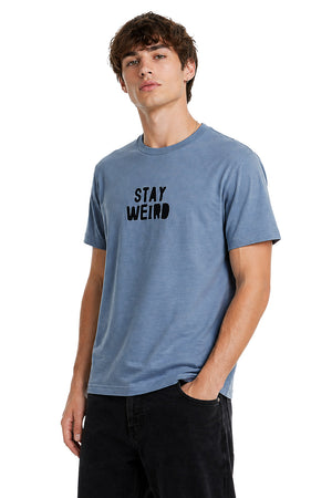 Playera Weird azul