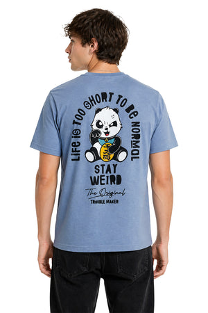 Playera Weird azul