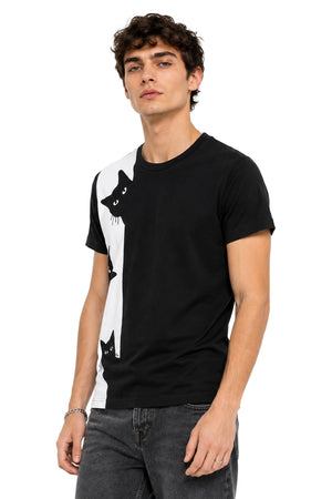Playera Gatos Caos