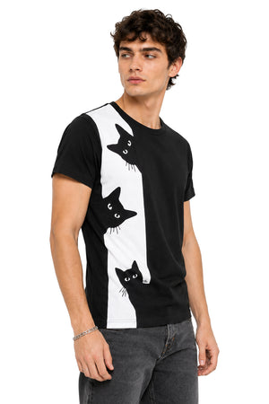 Playera Gatos Caos