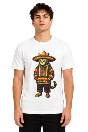 Playera Gato Sombrero