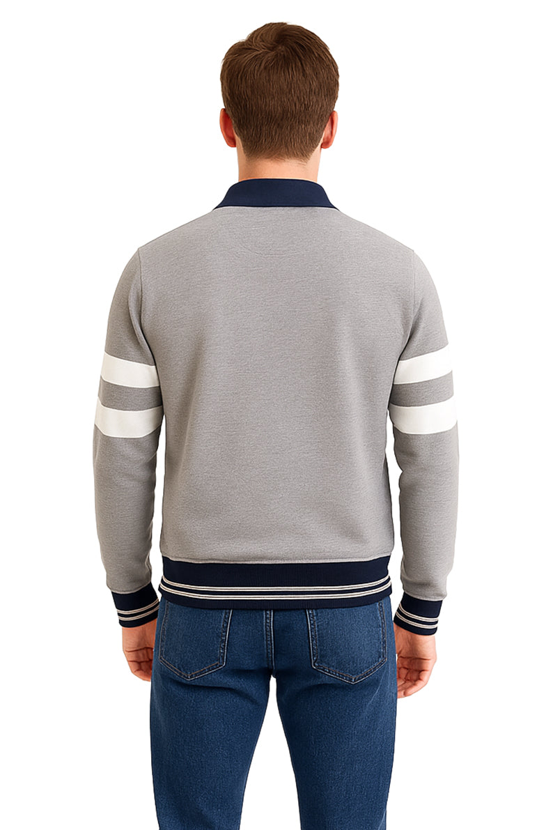 Playera Caballero ML / CALIFORNIA  GRIS