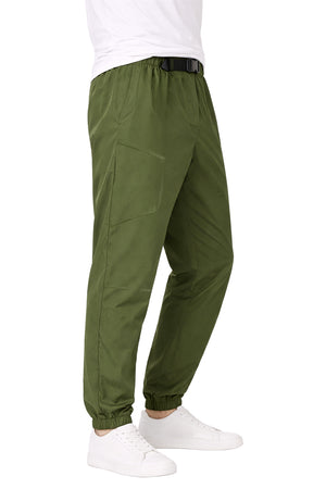 Jogger Caballero Cargo  / CORTE INCLINADO OLIVO