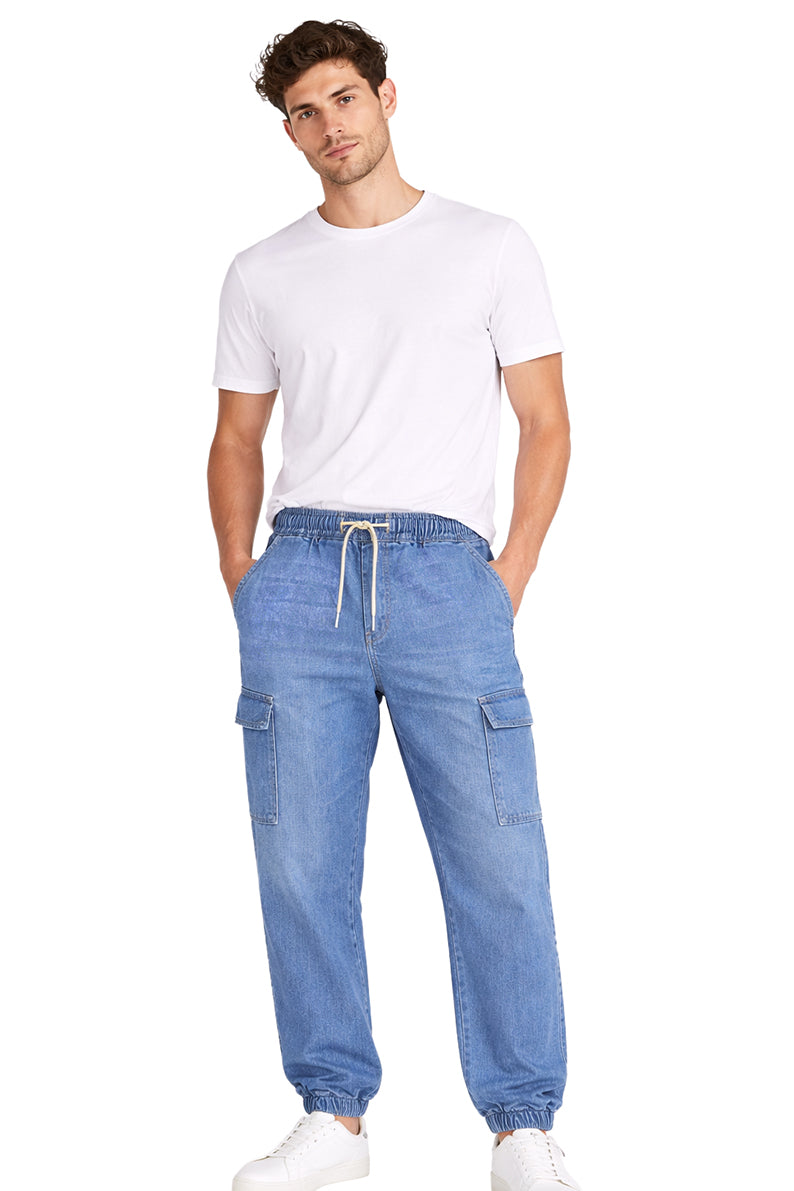 Jogger Caballero / Mezclilla cargo