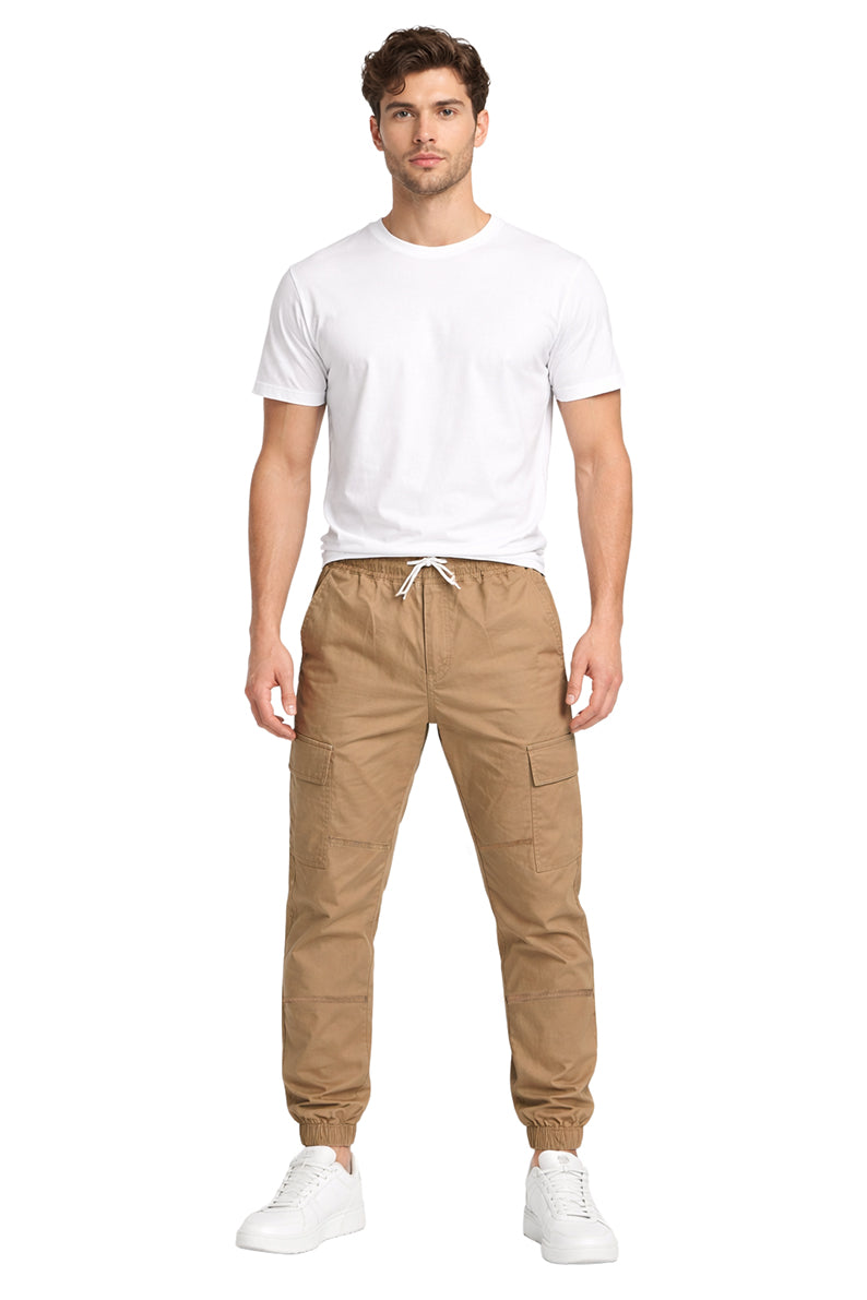 Pantalón gab Resorte en cintura Bei