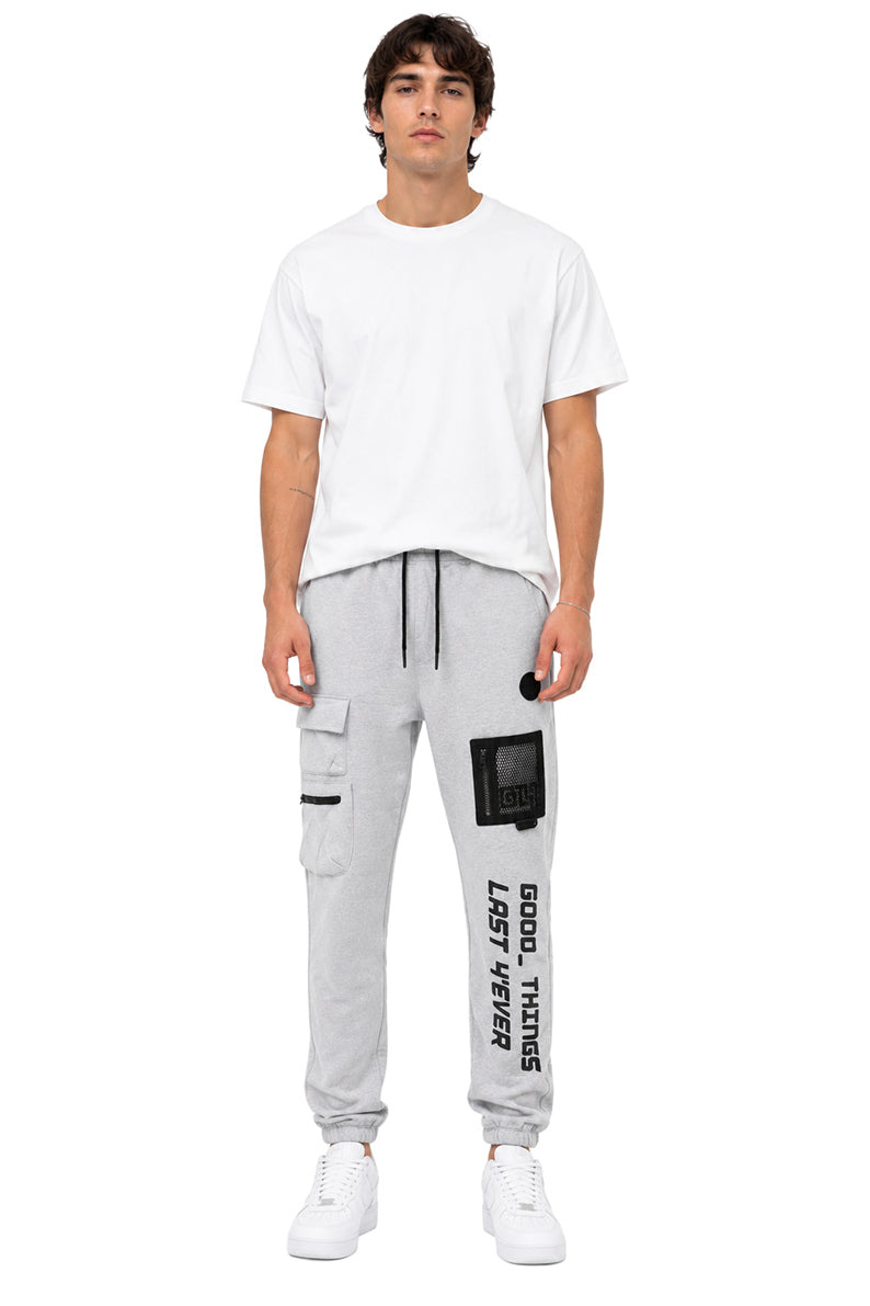 Jogger Bolsa con cierre Gris