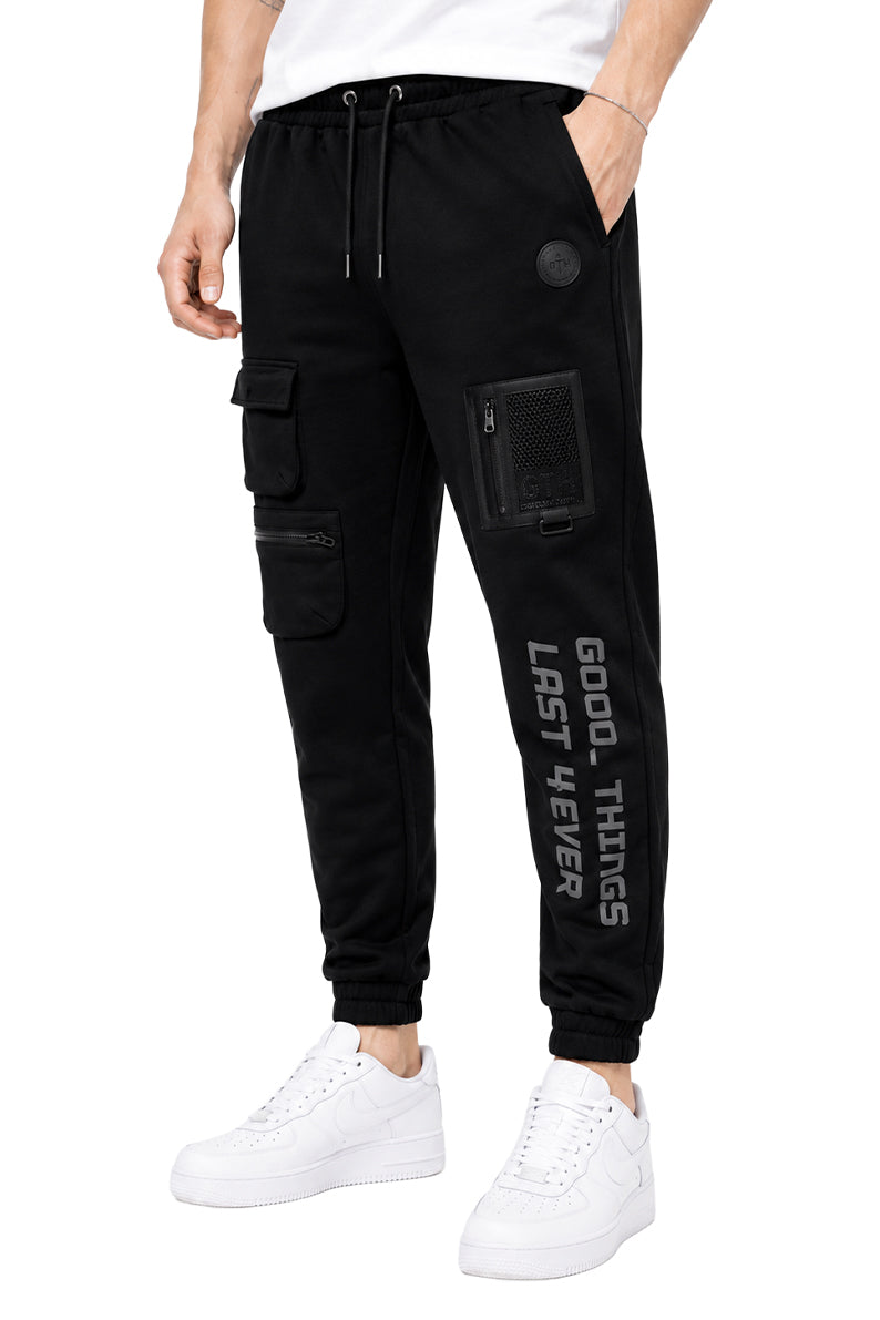 Jogger Bolsa con cierre Negro