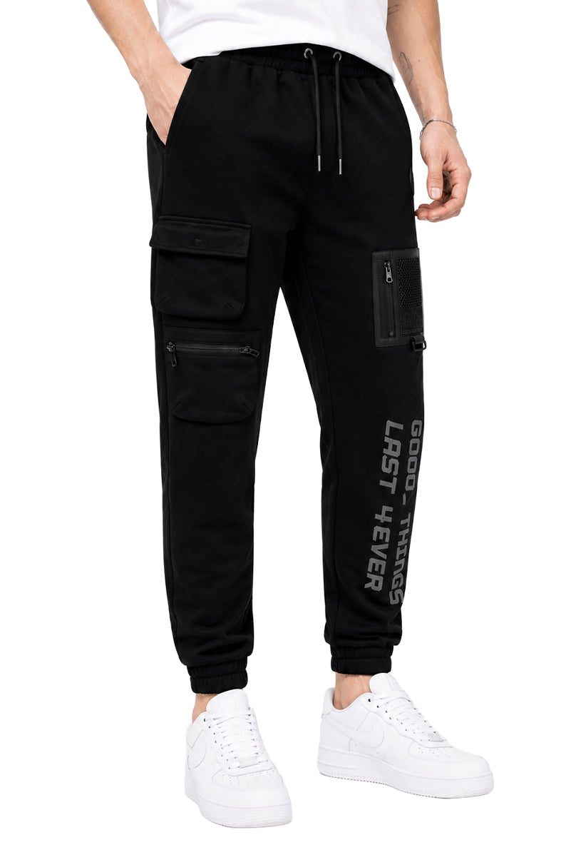 Jogger Bolsa con cierre Negro