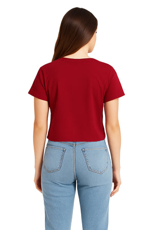 Playera Dama MC / LOVE ANGEL ROSA