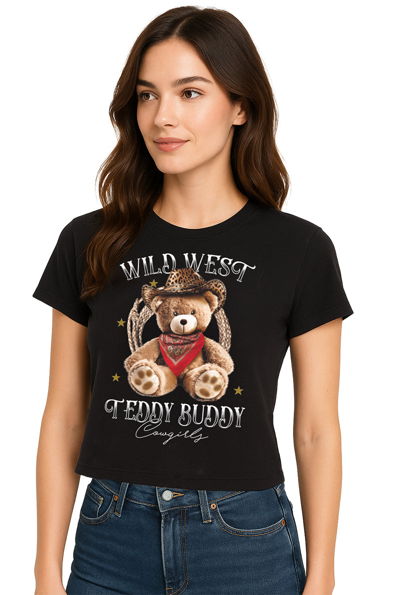 Playera Wild West Negro