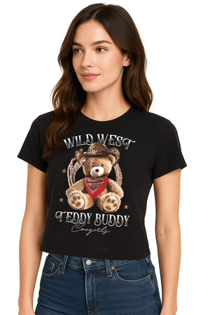 Playera Wild West Negro