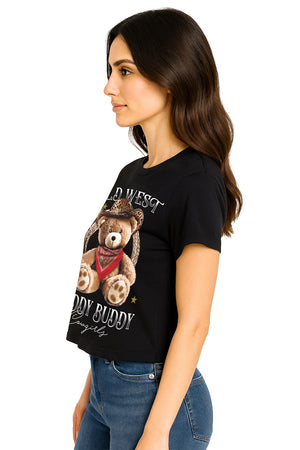 Playera Wild West Negro