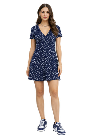 Vestido Cruzado Flores