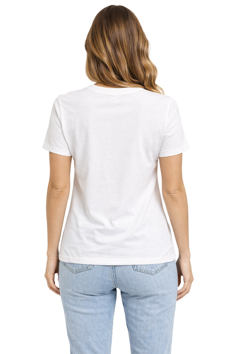 Playera Flores Azul