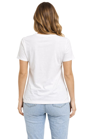 Playera Flores Azul