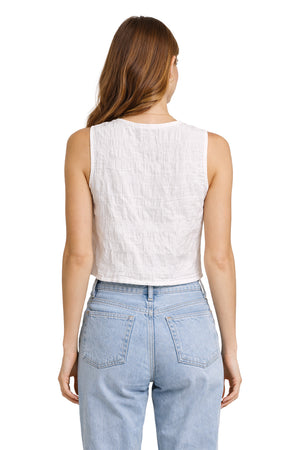 Blusa Dama SM / CHALECO BLANCO