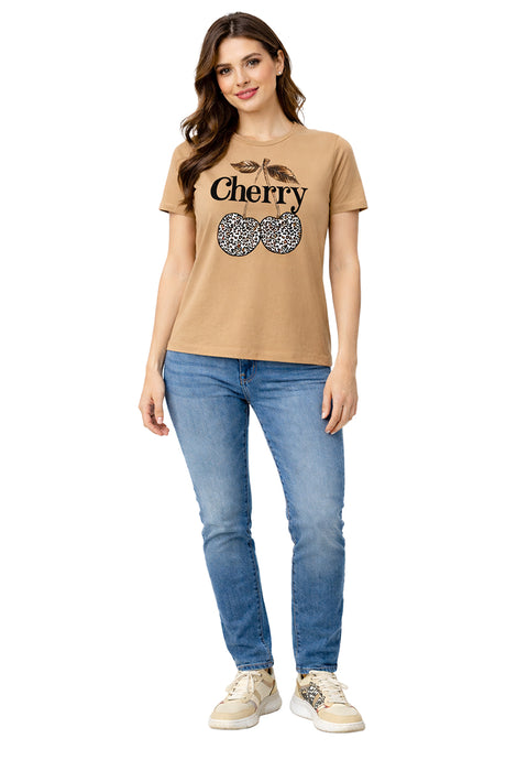 Playera Dama MC / CHERRY  KAKY