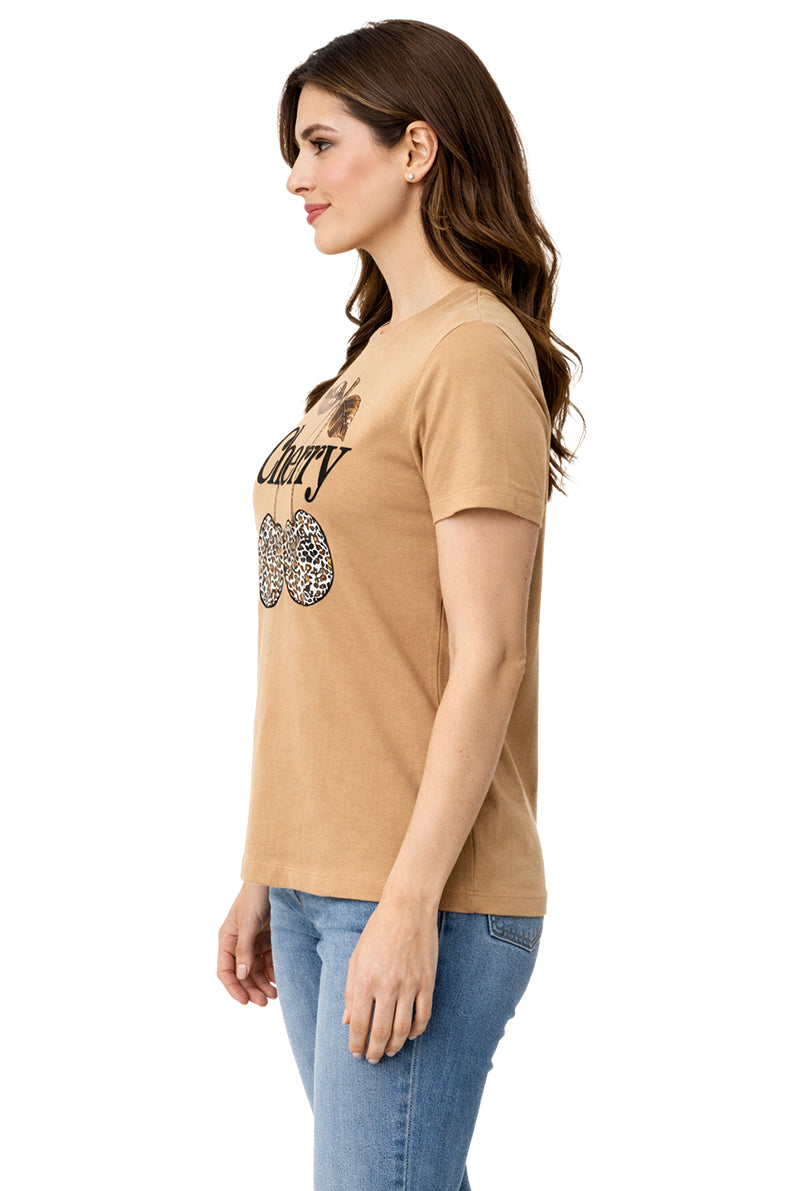 Playera Dama MC / CHERRY  KAKY