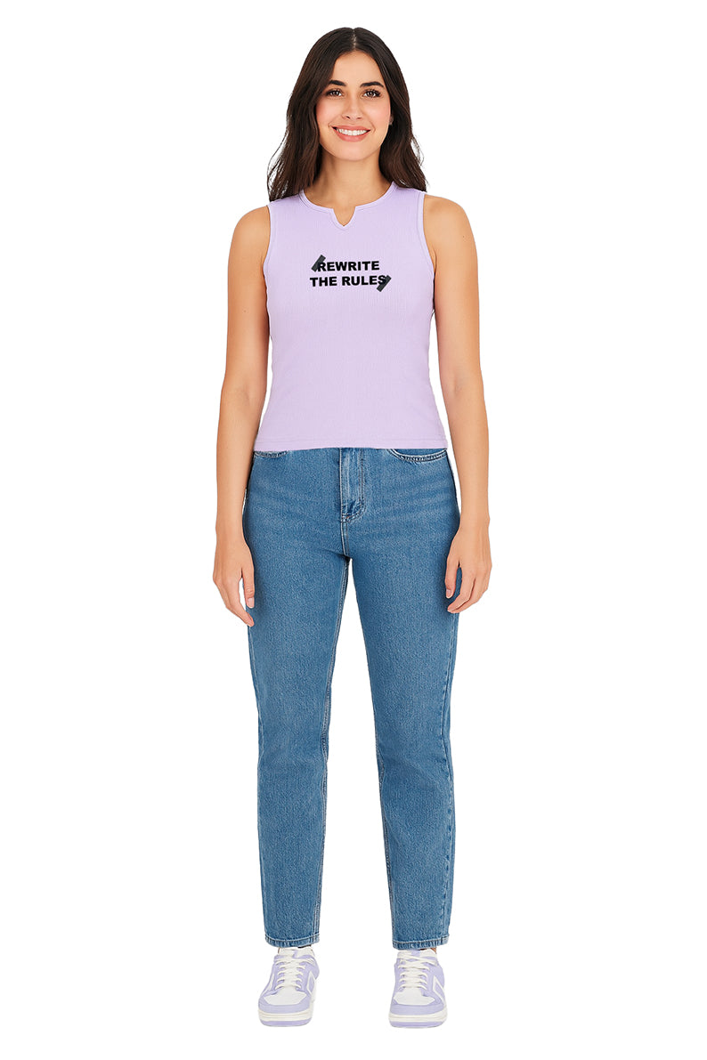 Tank Top Dama  / REWRITE THE RULES  LILA