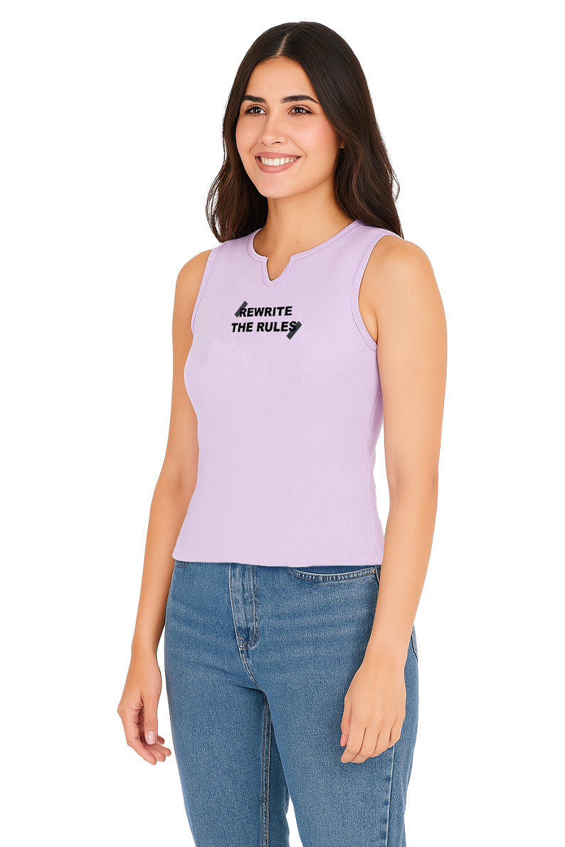 Tank Top Dama  / REWRITE THE RULES  LILA