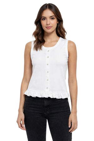 Tank Top Botones Olan