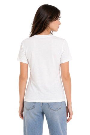 Playera flores piedras