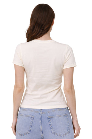 Playera Paw-sitive con moño rosa