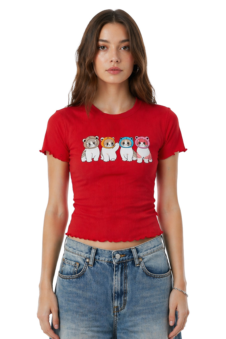 Playera Rana Cat