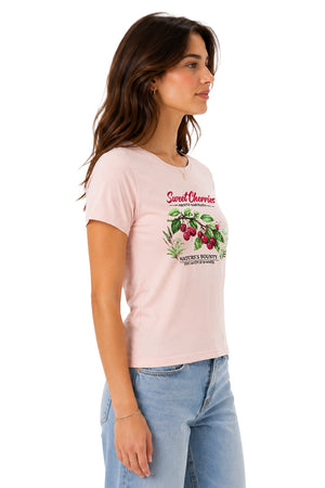 Playera Hierbas de cereza