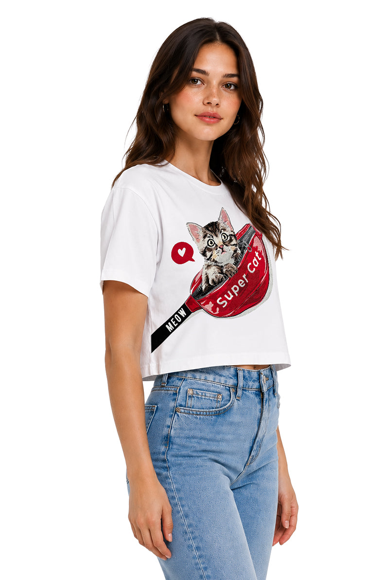 Playera Super Cat
