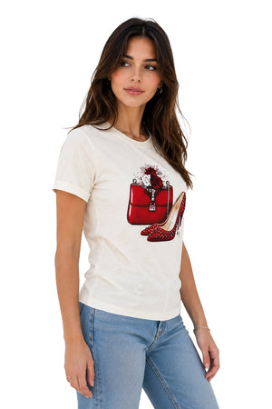 Playera Tacones rojos