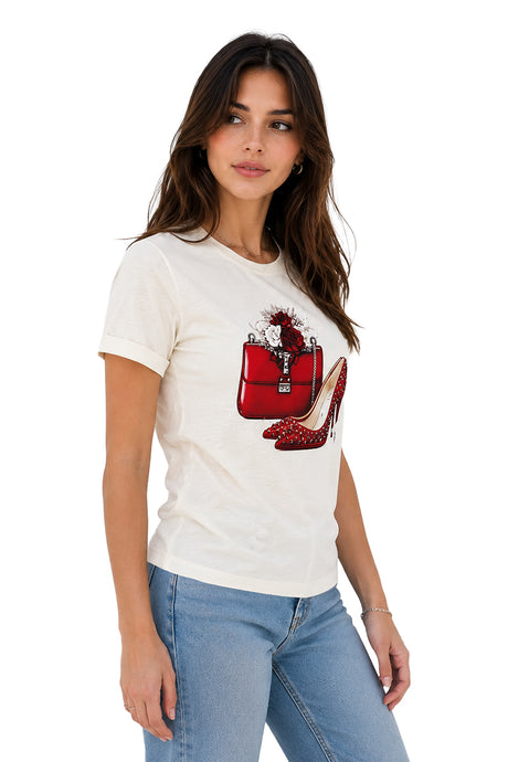 Playera Tacones rojos