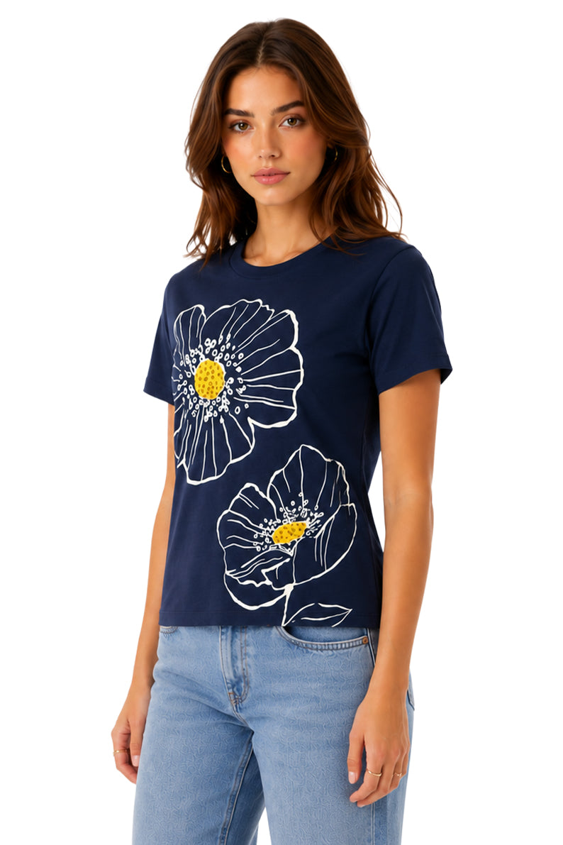 Playera Flores