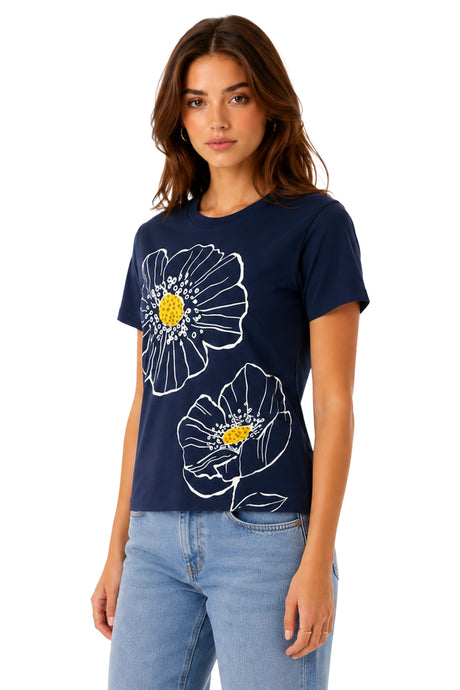Playera Flores