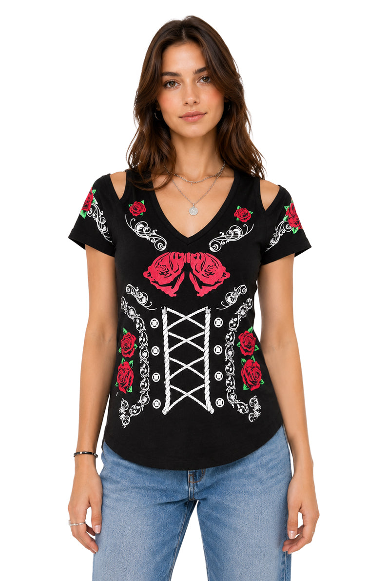 Playera Corsette
