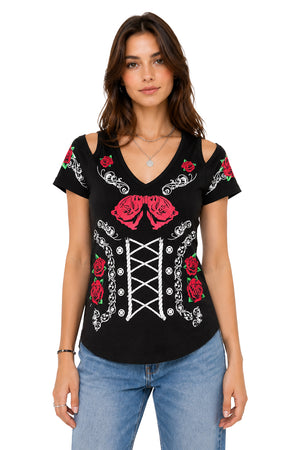 Playera Corsette