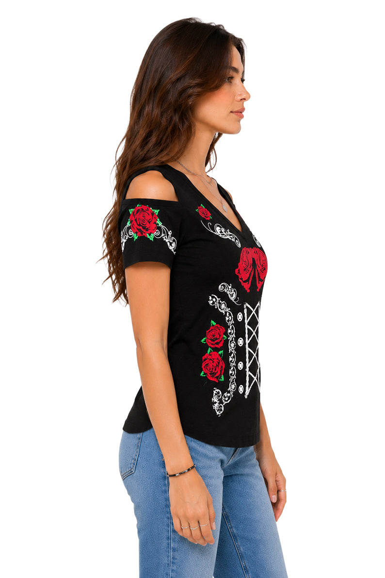 Playera Corsette