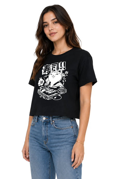 Playera Gato Sushi