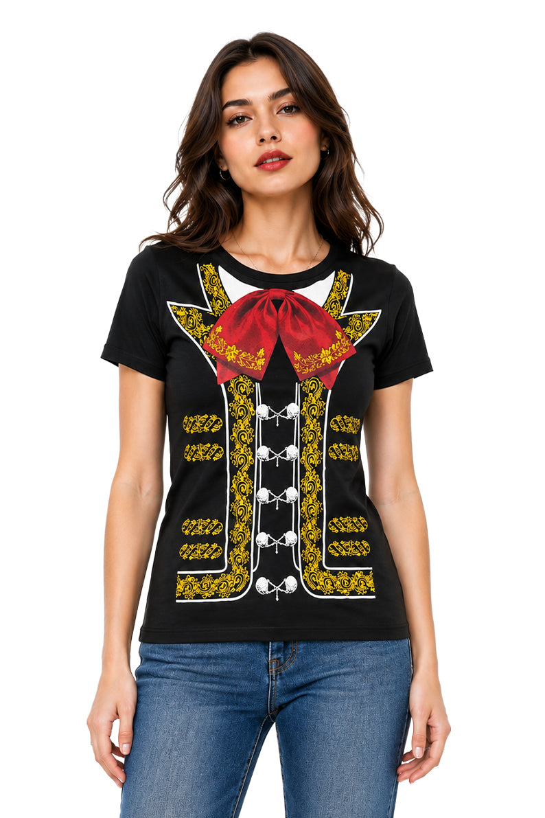 Playera Motivos Amarillos
