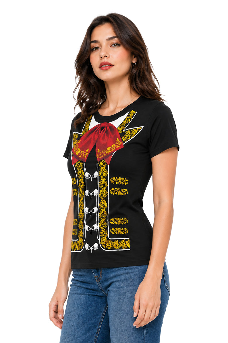 Playera Motivos Amarillos