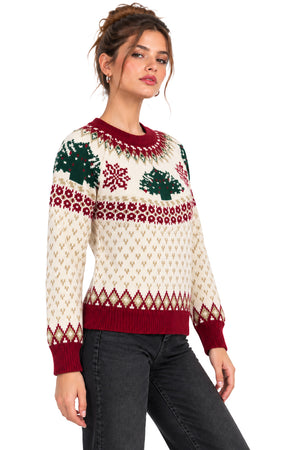 Suéter Navideño Pinos