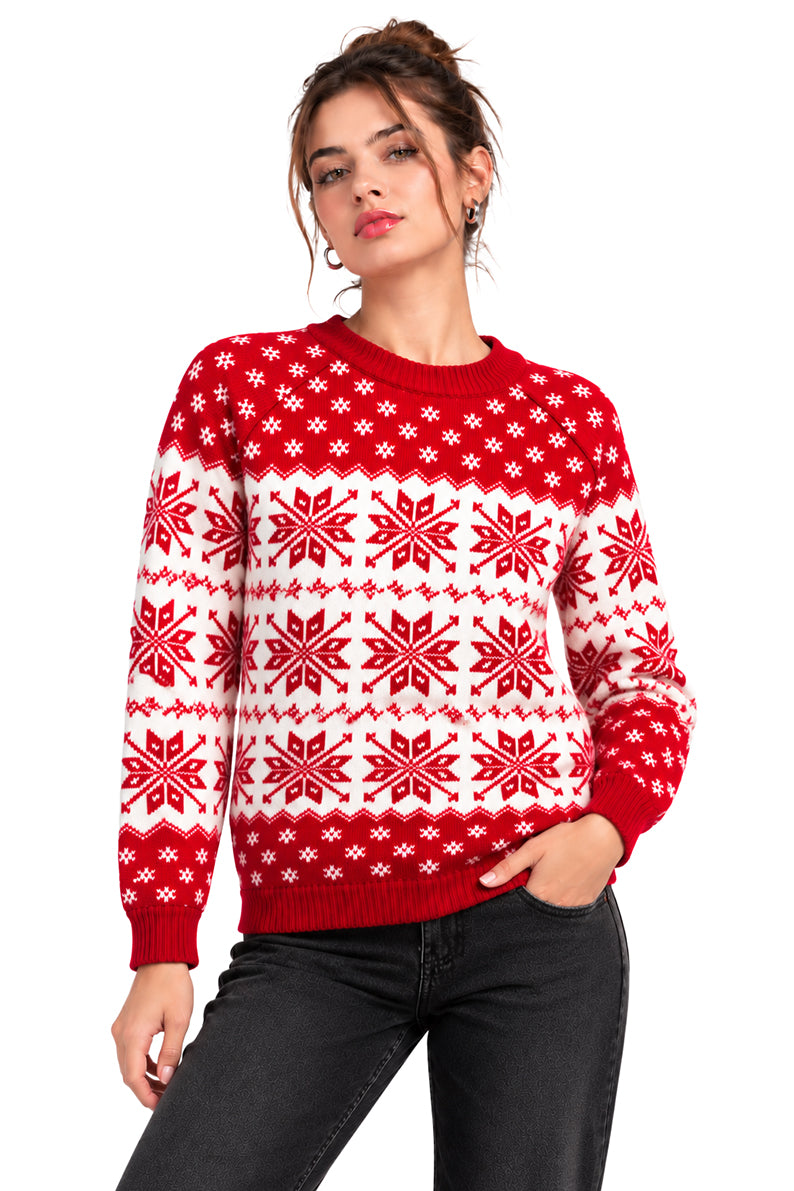 Suéter Navideño Copos