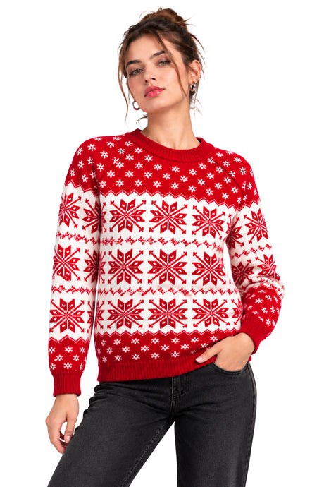 Suéter Navideño Copos