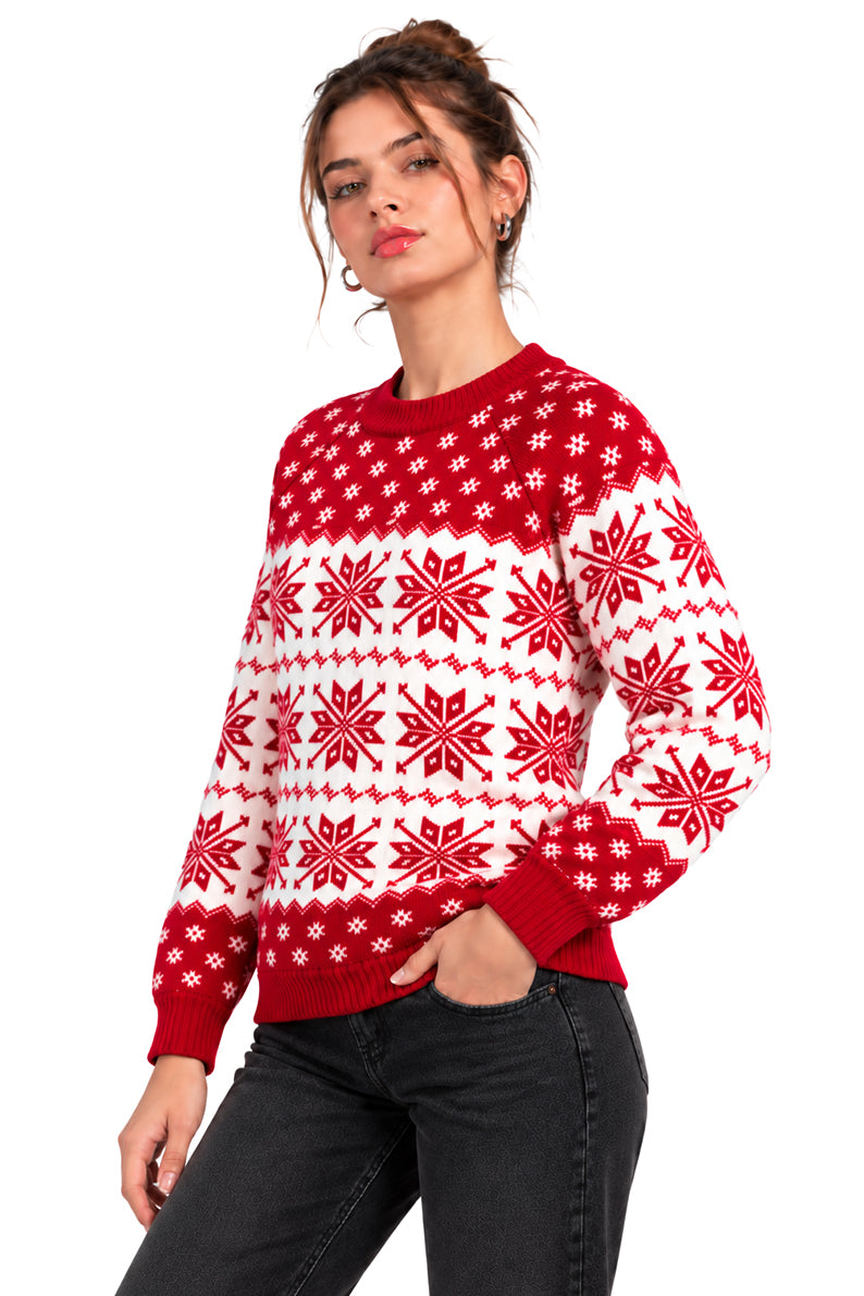 Suéter Navideño Copos