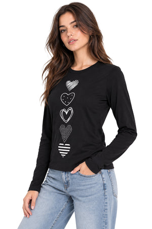 Playera Corazones