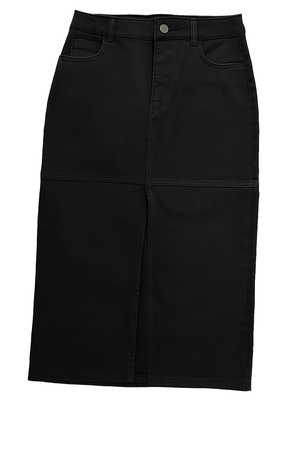 Falda /ABERTURA AL FRENTE   NEGRO