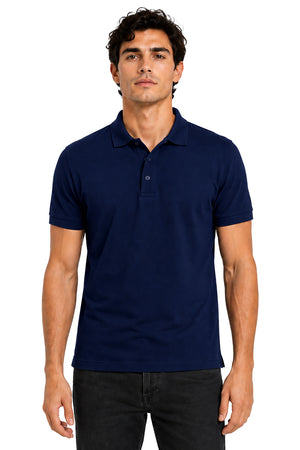 Playera Polo Basica Marino