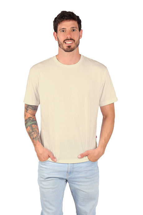 Playera CUELLO REDONDO Beige (8647790788831)