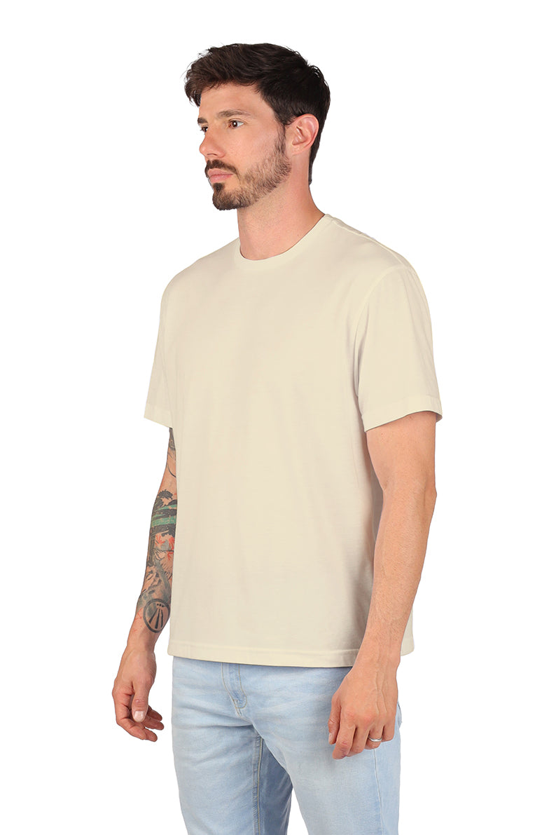 Playera CUELLO REDONDO Beige (8647790788831)