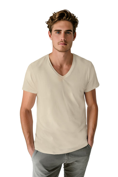 Playera BASICA CUELLO V (8648075149535)